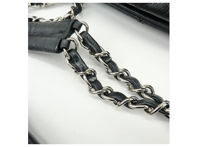 Borsa a tracolla e tote CHANEL Matelasse COCO Mark Caviarskin nera - vista 9