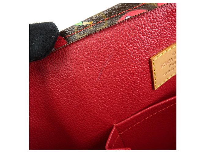 Louis Vuitton Monogram Cherry Sac Plat Tote Bag Brown Cherry M95010 - vista 22