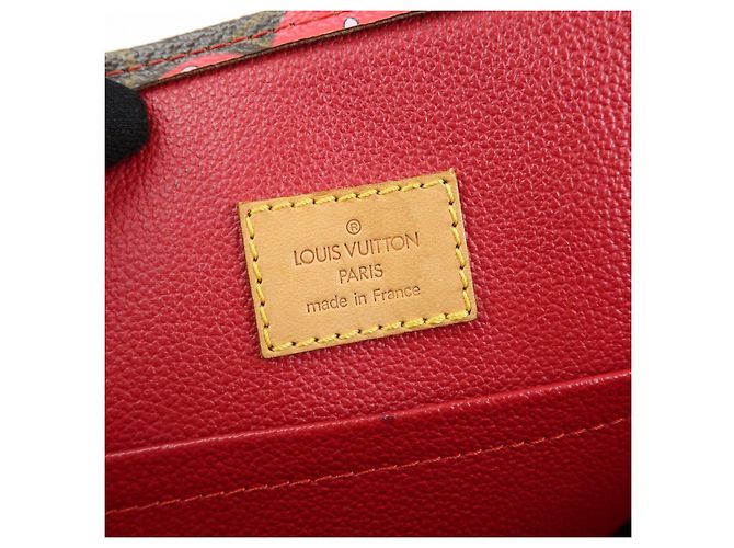 Louis Vuitton Monogram Cherry Sac Plat Tote Bag Brown Cherry M95010 - vista 23