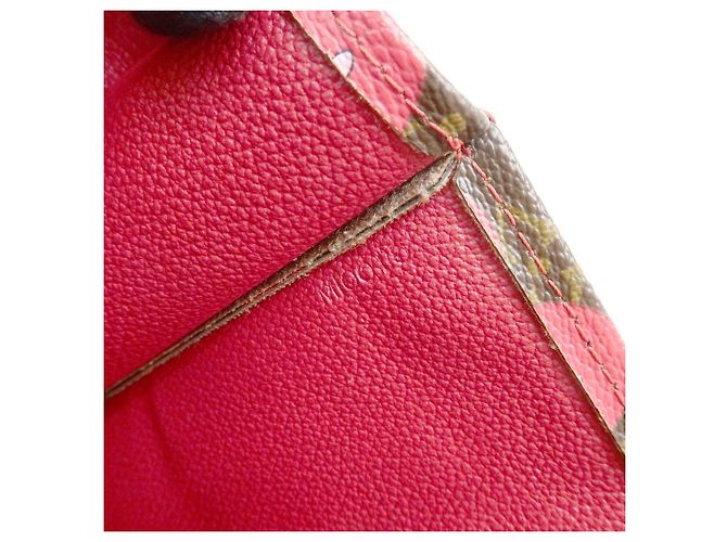Louis Vuitton Monogram Cherry Sac Plat Tote Bag Brown Cherry M95010 - vista 24
