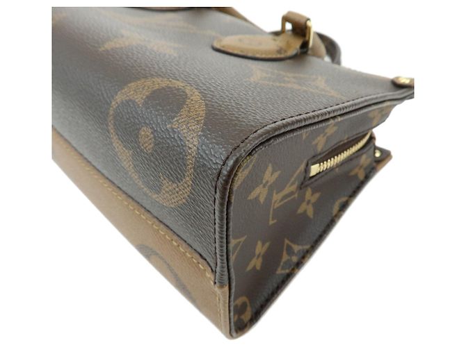 Louis Vuitton Monogram Giant On The Go EW Chain 2Way Bag Brown M14236 - vista 7