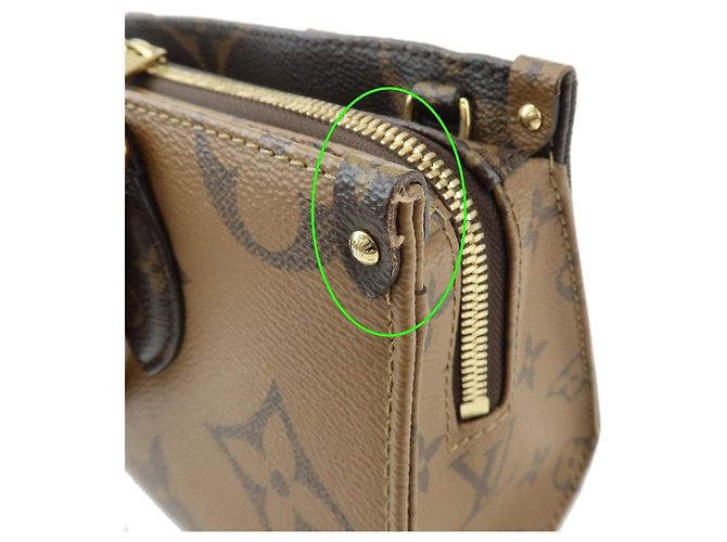 Louis Vuitton Monogram Giant On The Go EW Chain 2Way Bag Brown M14236 - vista 9