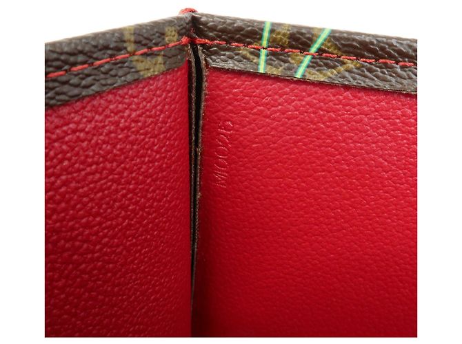 Louis Vuitton Monogram Cherry Sac Plat Tote Hand Bag Brown M95010 - vista 12