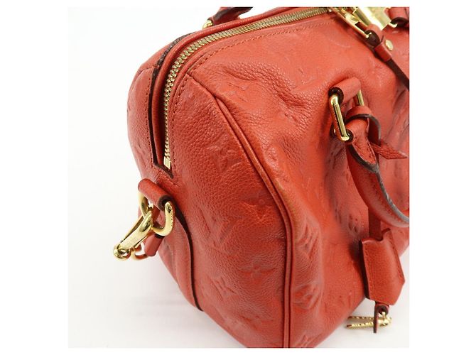 Louis Vuitton Monogram Empreinte Speedy Bandouliere 25 Orient M40758 - vista 15