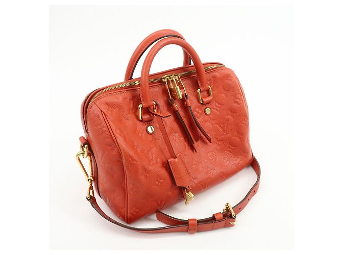 Louis Vuitton Monogram Empreinte Speedy Bandouliere 25 Orient M40758 - vista 4