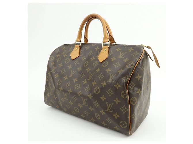 Louis Vuitton Monogram Speedy 35 Boston Bag Hand Bag M41524 - vista 3