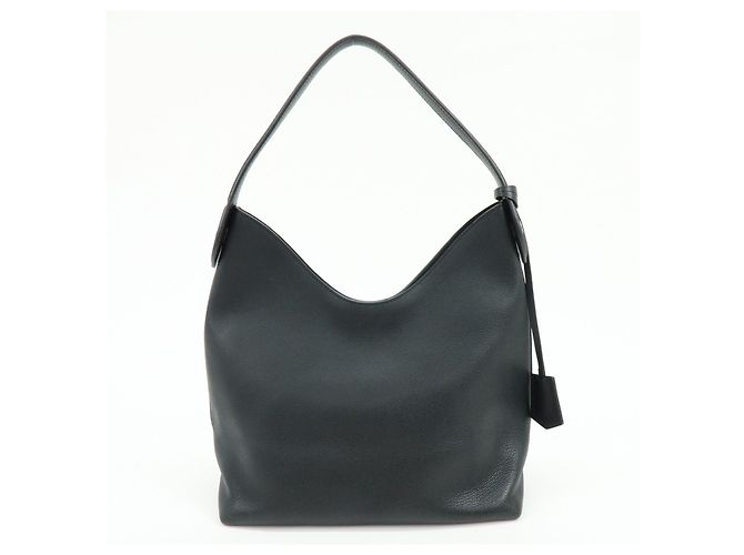 Louis Vuitton Lockme Hobo Borsa a Spalla e a Mano in Pelle Noir M52776 - vista 2