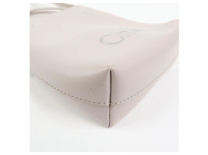 Chloé Chloe Sense Micro Leather 2Way Bag Borsa a Tracolla Borsa a Mano Pink Beige - vista 11