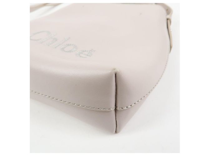 Chloé Chloe Sense Micro Leather 2Way Bag Borsa a Tracolla Borsa a Mano Pink Beige - vista 12