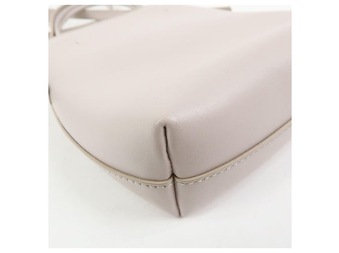 Chloé Chloe Sense Micro Leather 2Way Bag Borsa a Tracolla Borsa a Mano Pink Beige - vista 13