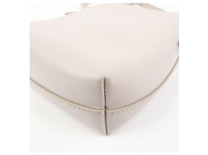 Chloé Chloe Sense Micro Leather 2Way Bag Borsa a Tracolla Borsa a Mano Pink Beige - vista 14