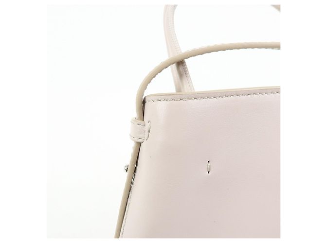 Chloé Chloe Sense Micro Leather 2Way Bag Borsa a Tracolla Borsa a Mano Pink Beige - vista 15