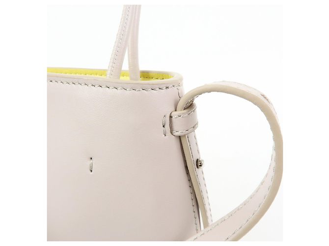 Chloé Chloe Sense Micro Leather 2Way Bag Borsa a Tracolla Borsa a Mano Pink Beige - vista 16