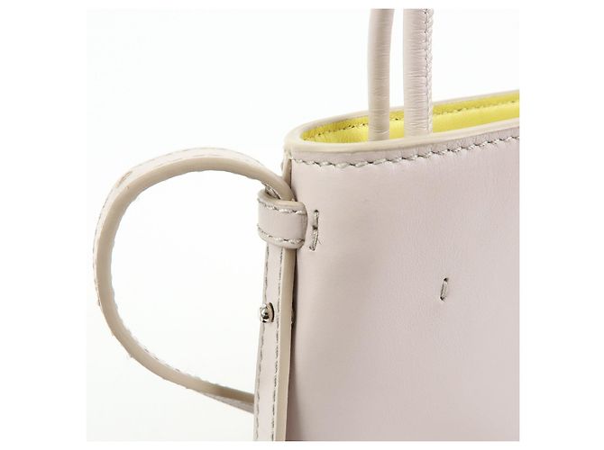 Chloé Chloe Sense Micro Leather 2Way Bag Borsa a Tracolla Borsa a Mano Pink Beige - vista 17