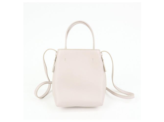 Chloé Chloe Sense Micro Leather 2Way Bag Borsa a Tracolla Borsa a Mano Pink Beige - vista 2