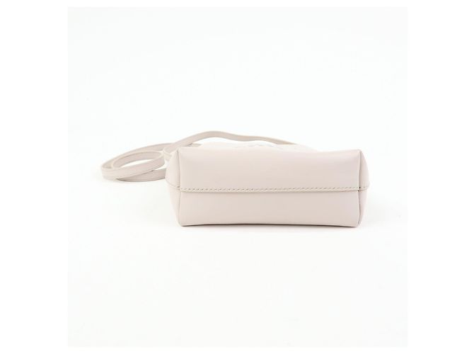 Chloé Chloe Sense Micro Leather 2Way Bag Borsa a Tracolla Borsa a Mano Pink Beige - vista 5