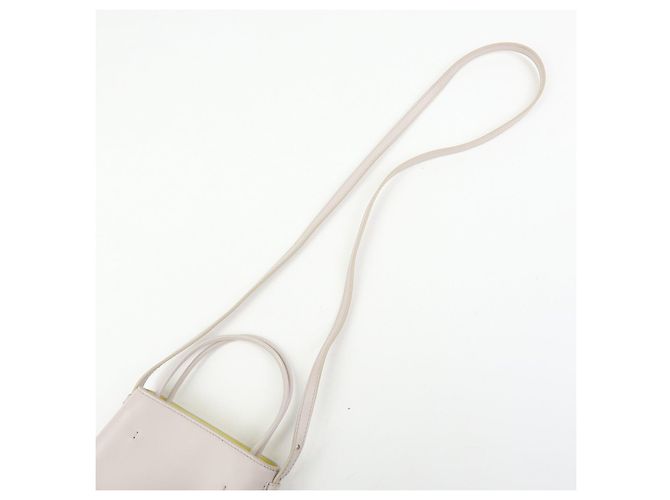 Chloé Chloe Sense Micro Leather 2Way Bag Borsa a Tracolla Borsa a Mano Pink Beige - vista 6