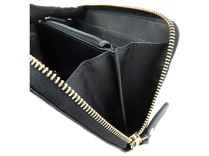 GUCCI Microguccissima Leder Zippy Long Wallet Schwarz 449391 - Ansicht 10