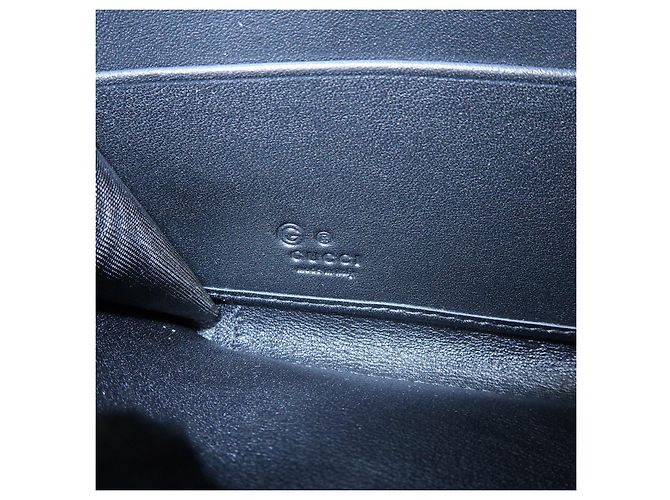 GUCCI Microguccissima Leder Zippy Long Wallet Schwarz 449391 - Ansicht 11