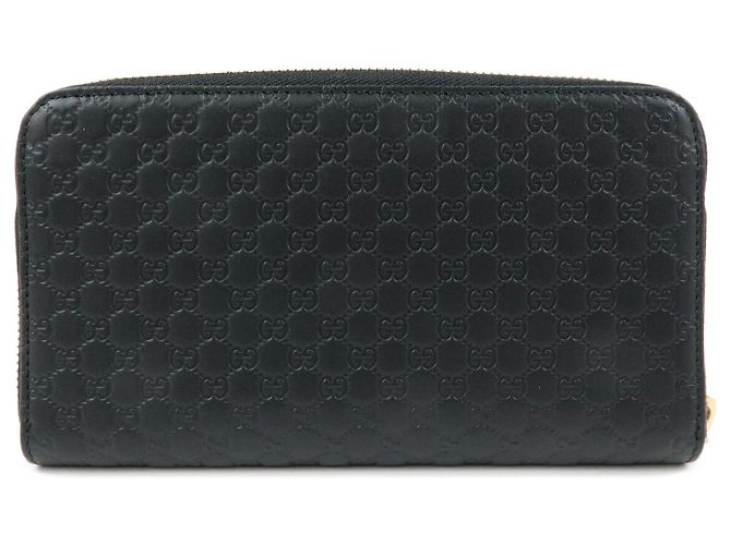 GUCCI Microguccissima Leder Zippy Long Wallet Schwarz 449391 - Ansicht 2