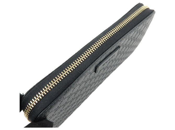 GUCCI Microguccissima Leder Zippy Long Wallet Schwarz 449391 - Ansicht 6