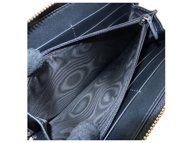 GUCCI Microguccissima Leder Zippy Long Wallet Schwarz 449391 - Ansicht 8