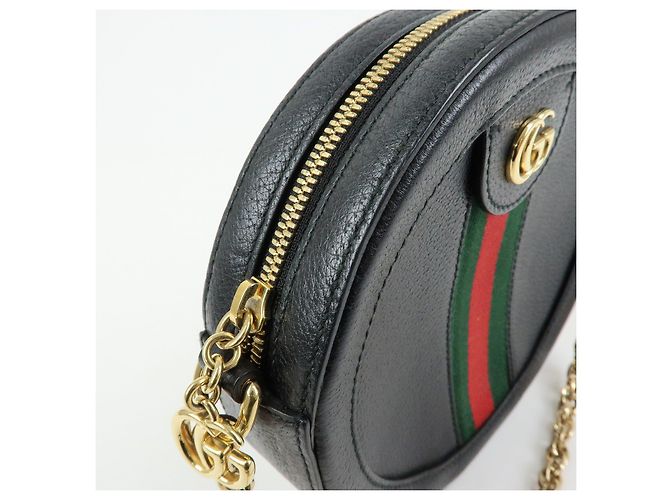 GUCCI Ophidia Sherry GG Marmont Mini Round Shoulder Bag 550618 - vista 18