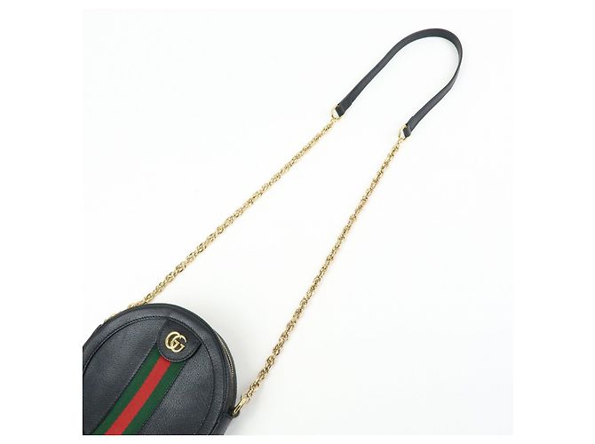 GUCCI Ophidia Sherry GG Marmont Mini Round Shoulder Bag 550618 - vista 6