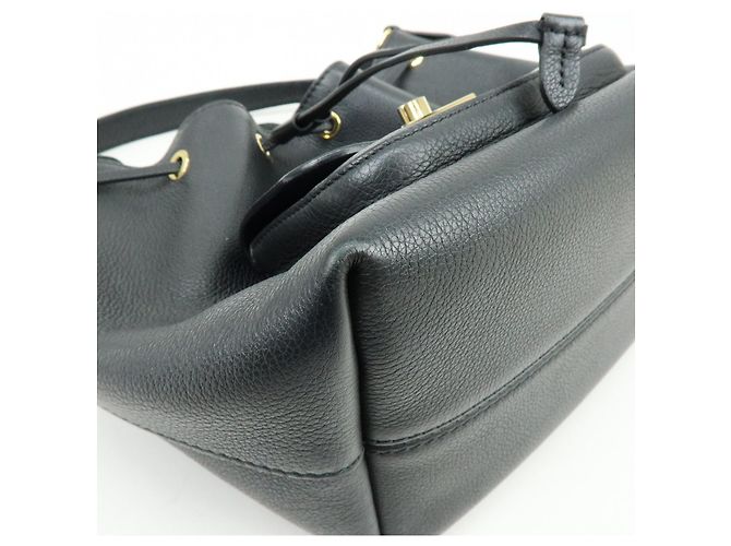 Louis Vuitton Lockme Bucket NV Borsa 2Way Borsa a Mano Nera M57687 - vista 10