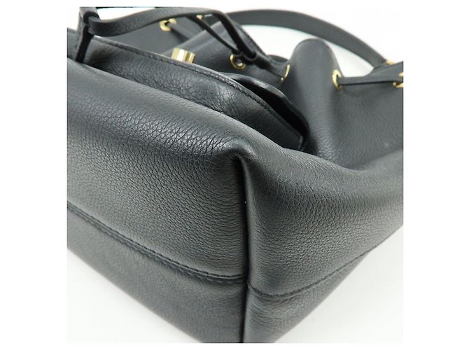 Louis Vuitton Lockme Bucket NV Borsa 2Way Borsa a Mano Nera M57687 - vista 11