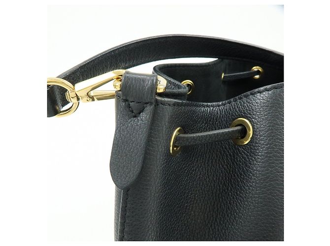 Louis Vuitton Lockme Bucket NV Borsa 2Way Borsa a Mano Nera M57687 - vista 14