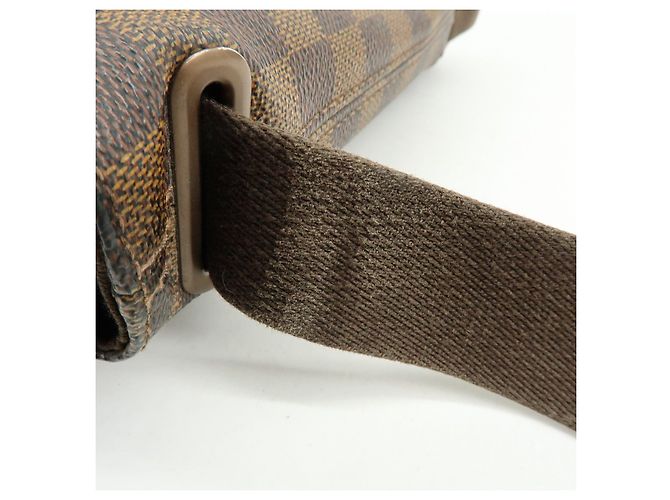 Borsa Messenger Louis Vuitton Damier Ebene Brooklyn Brown N51211 - vista 10