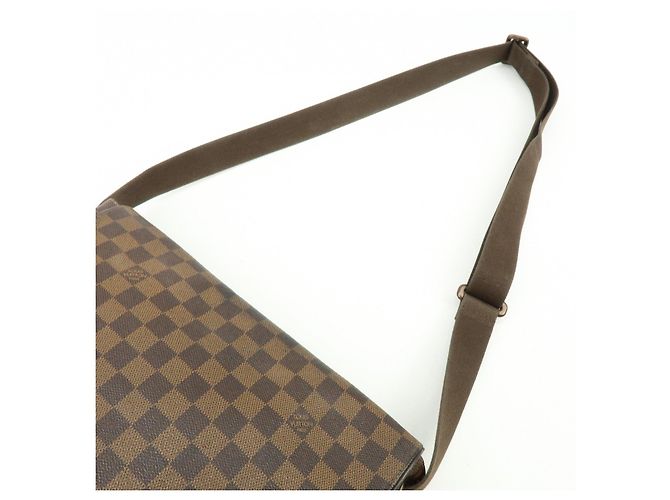 Borsa Messenger Louis Vuitton Damier Ebene Brooklyn Brown N51211 - vista 6