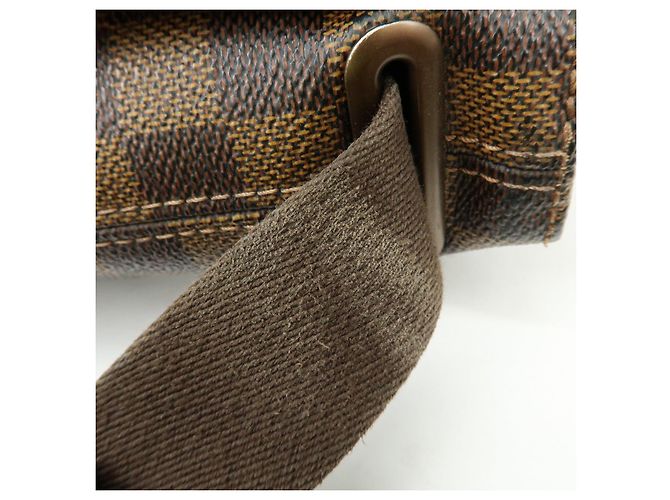 Borsa Messenger Louis Vuitton Damier Ebene Brooklyn Brown N51211 - vista 7
