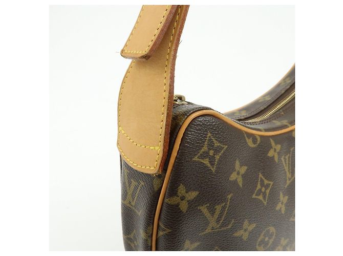 Borsa a tracolla Louis Vuitton Monogram Croissant MM Brown M51512 - vista 13