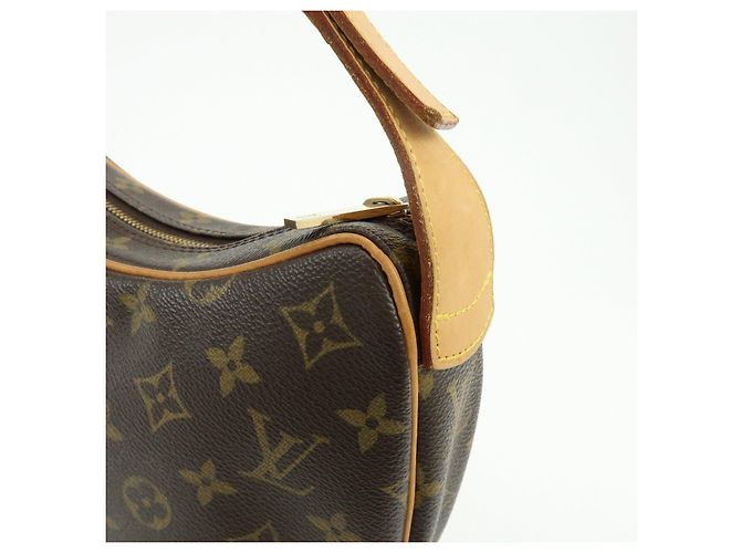 Borsa a tracolla Louis Vuitton Monogram Croissant MM Brown M51512 - vista 16