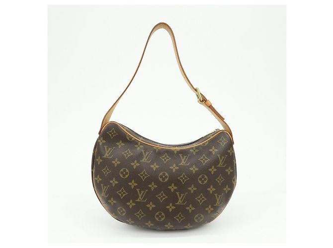 Borsa a tracolla Louis Vuitton Monogram Croissant MM Brown M51512 - vista 2