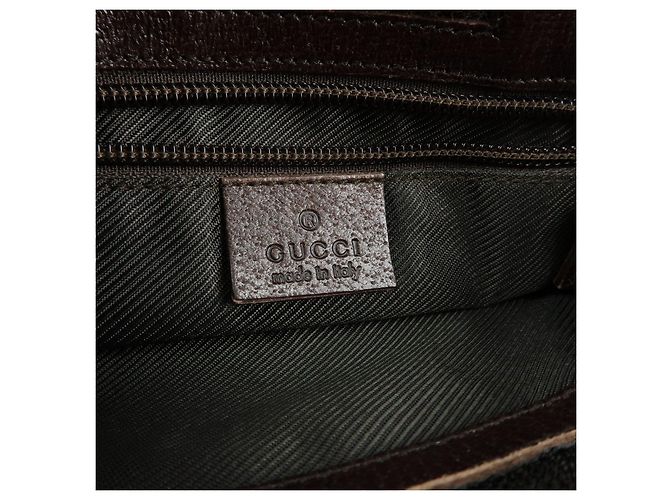 Borsa a Tracolla GUCCI GG Canvas Leather Beige Brown 27639 - vista 23