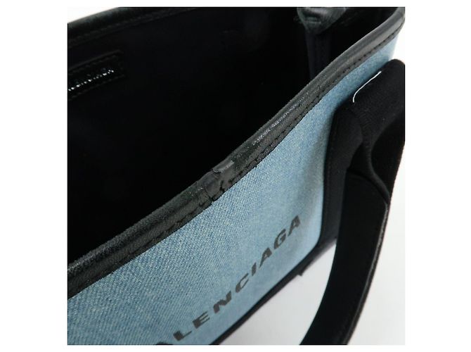 BALENCIAGA Borsa Cabas XS 2WAY Navy 390346 - vista 19