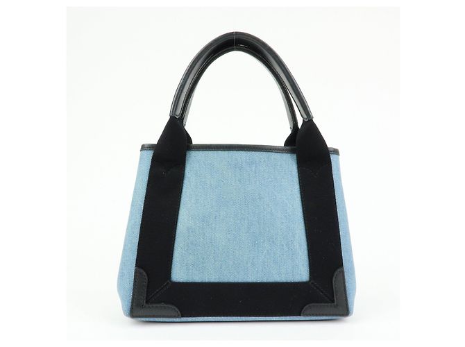 BALENCIAGA Borsa Cabas XS 2WAY Navy 390346 - vista 2