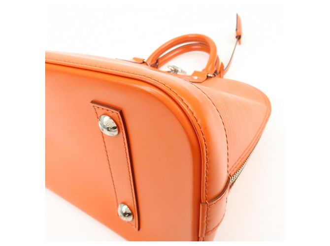 Borsa a mano Louis Vuitton Epi Alma PM Pimont Orange M40623 - vista 12