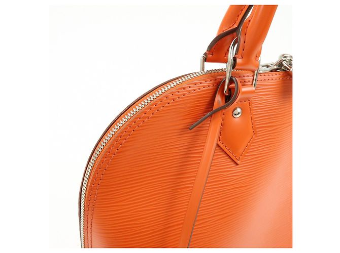 Borsa a mano Louis Vuitton Epi Alma PM Pimont Orange M40623 - vista 13