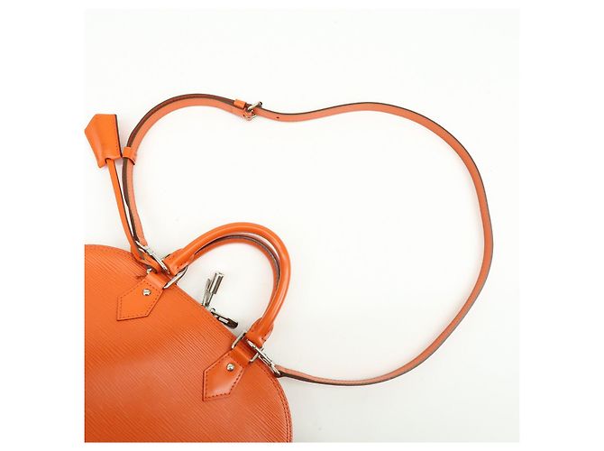 Borsa a mano Louis Vuitton Epi Alma PM Pimont Orange M40623 - vista 6