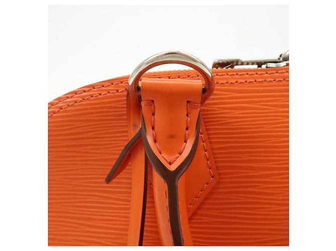 Borsa a mano Louis Vuitton Epi Alma PM Pimont Orange M40623 - vista 7