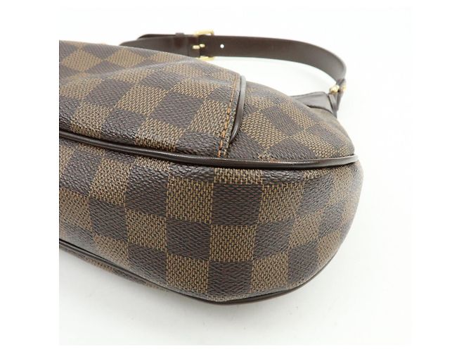 Borsa a tracolla Louis Vuitton Damier Thames GM Brown N48181 - vista 12