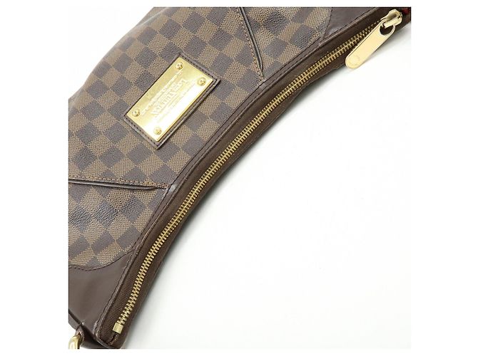 Borsa a tracolla Louis Vuitton Damier Thames GM Brown N48181 - vista 17