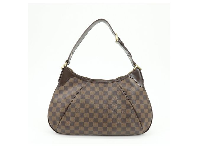 Borsa a tracolla Louis Vuitton Damier Thames GM Brown N48181 - vista 2