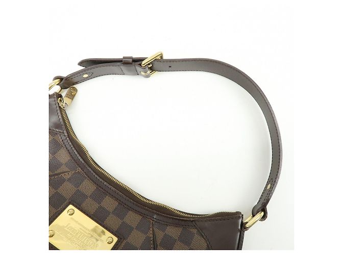 Borsa a tracolla Louis Vuitton Damier Thames GM Brown N48181 - vista 6