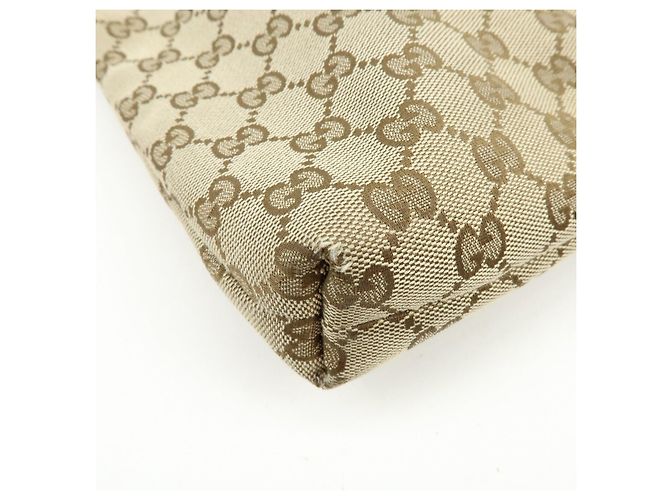 Borsa a Tracolla GUCCI GG Canvas Leather Beige White 388924 - vista 12
