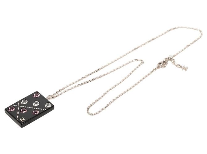 Chanel Coco Mark Chain Anhänger-Halskette - Ansicht 4